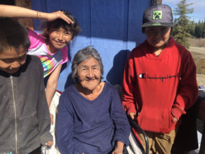 Elder Eunice and Students