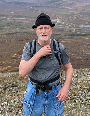 Richard Bloom hiking
